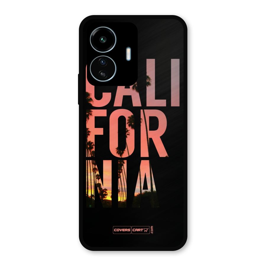 California Metal Back Case for vivo iQOO Z6 Lite 5G