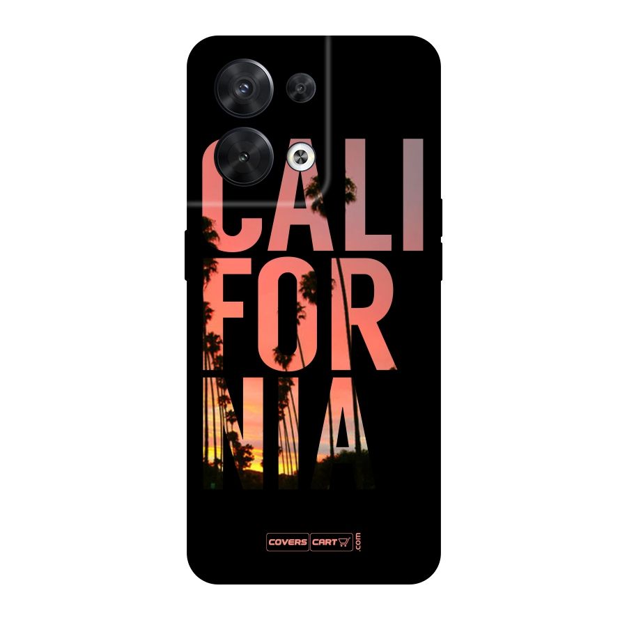 California Original Polycarbonate Back Case for Oppo Reno8 5G