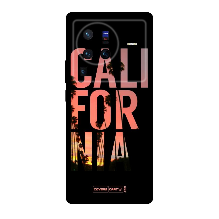 California Original Polycarbonate Back Case for Vivo X80