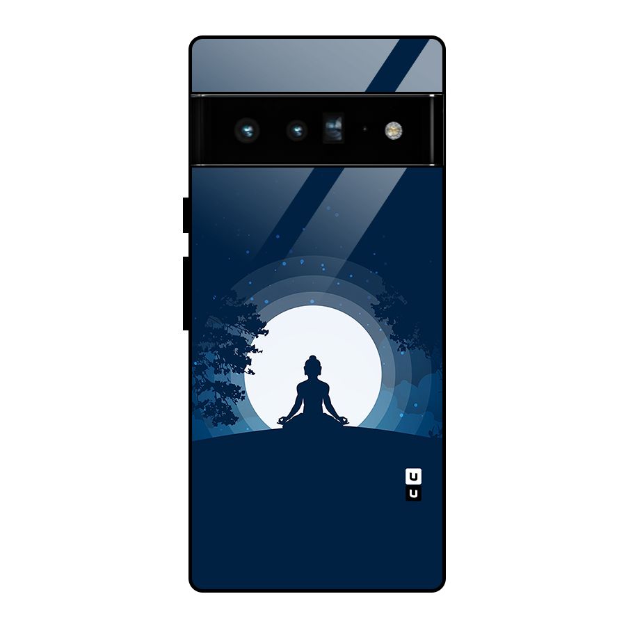 Calm Meditation Glass Back Case for Google Pixel 6 Pro