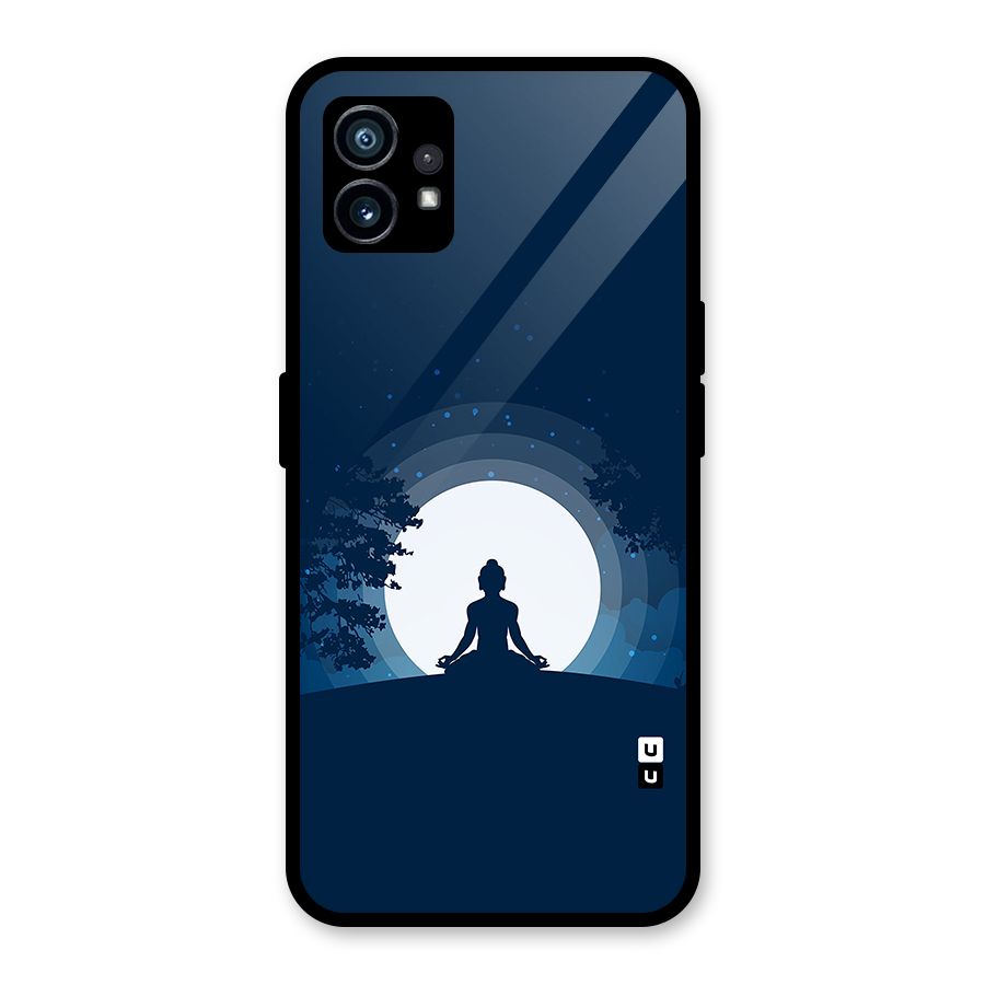 Calm Meditation Glass Back Case for Nothing Phone 1
