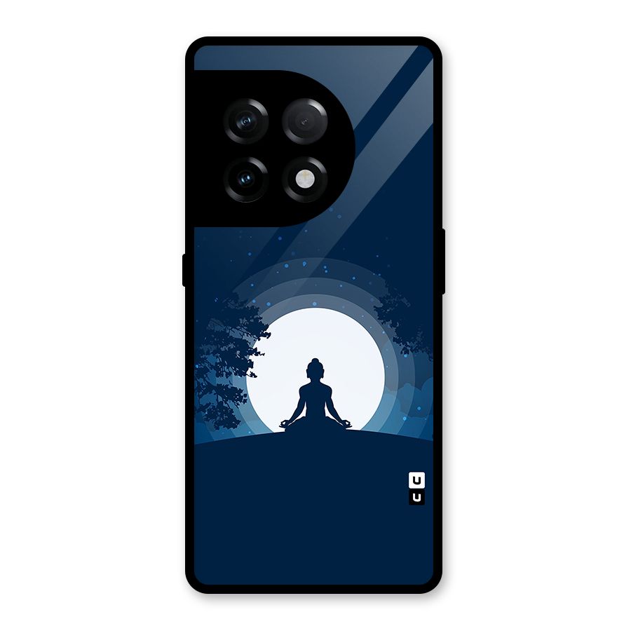 Calm Meditation Glass Back Case for OnePlus 11R