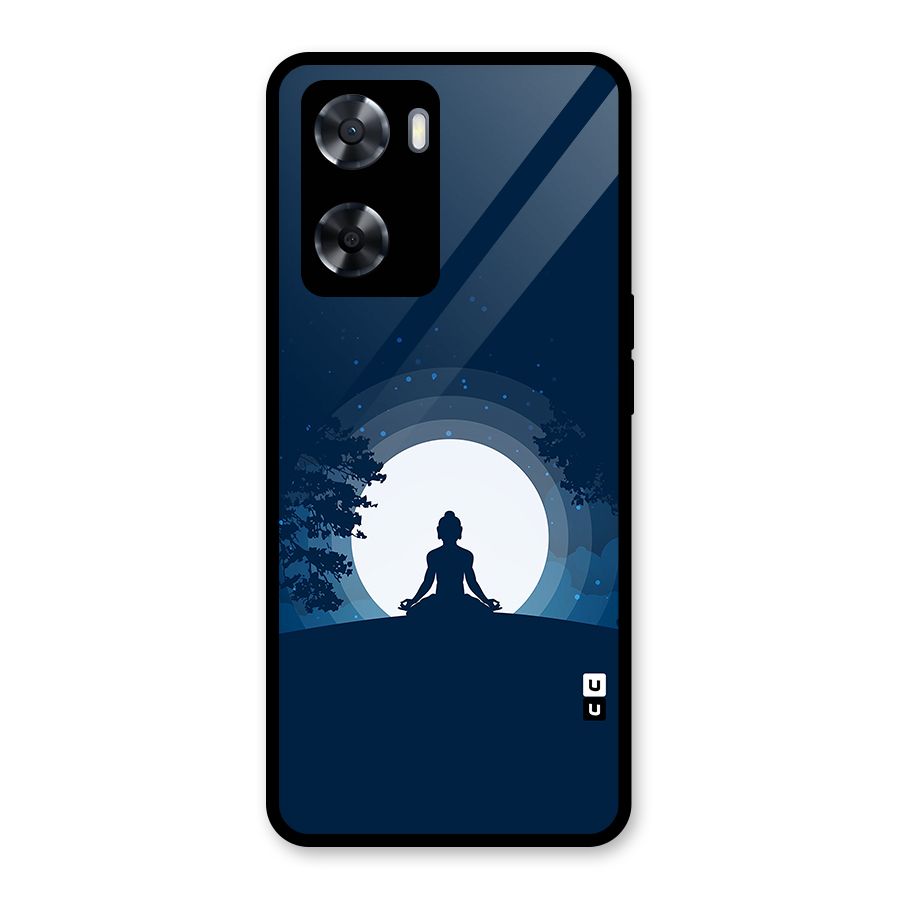 Calm Meditation Glass Back Case for OnePlus Nord N20 SE