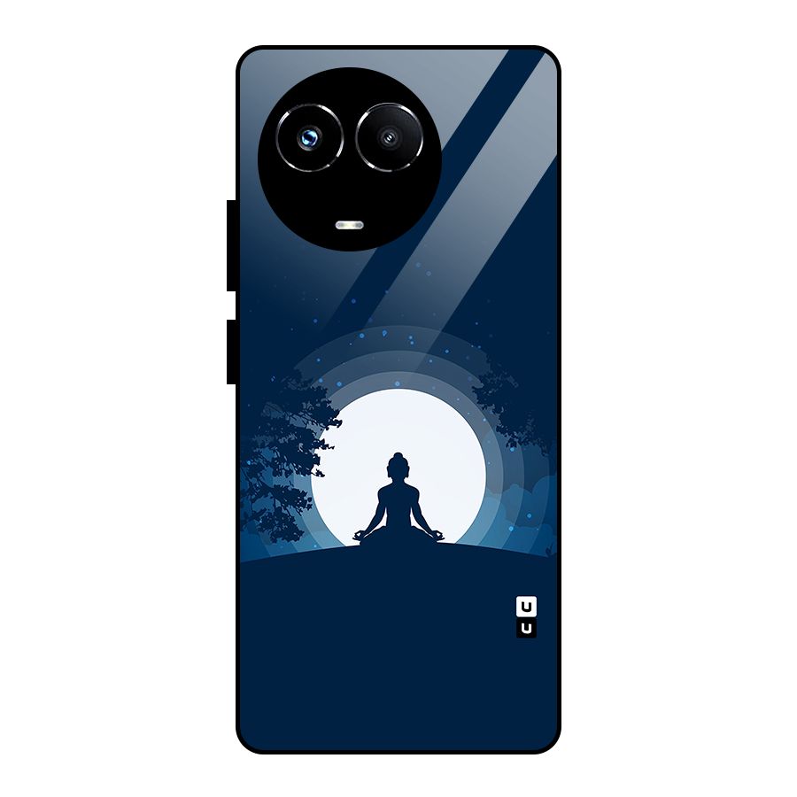 Calm Meditation Glass Back Case for Realme 11X