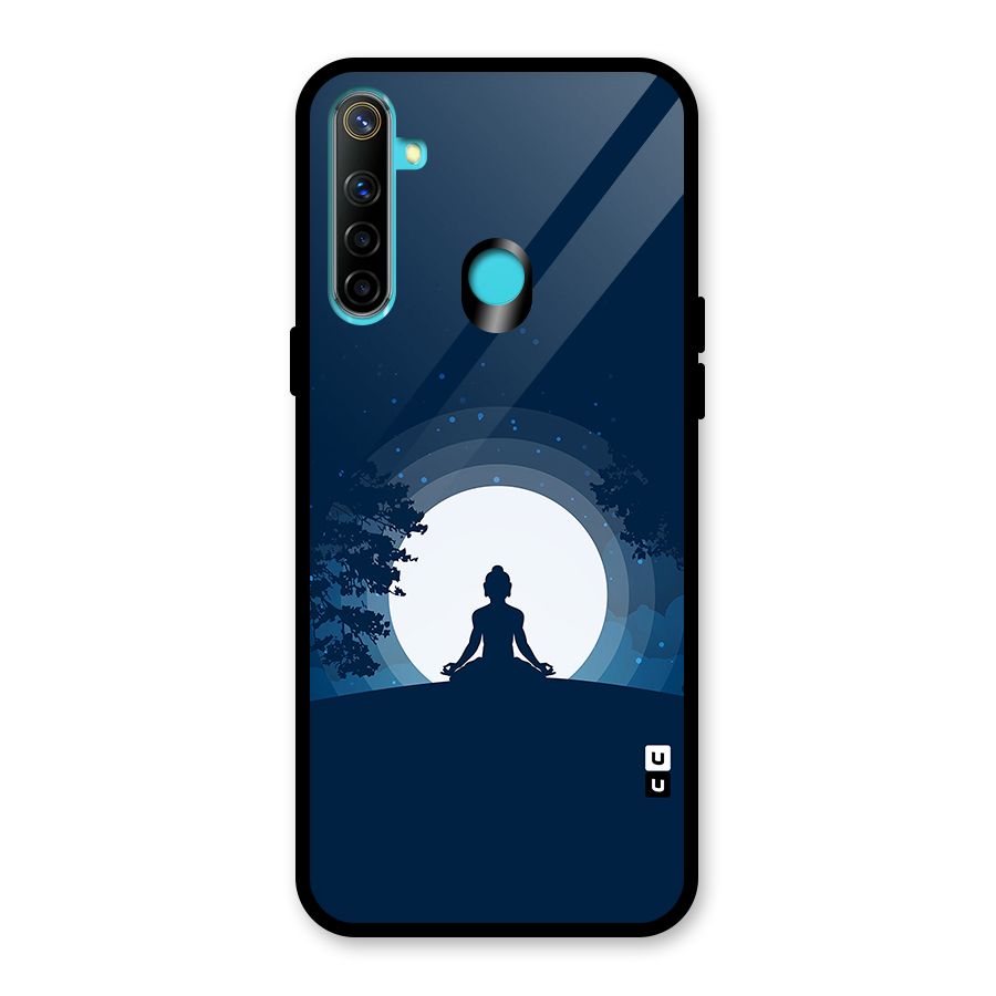 Calm Meditation Glass Back Case for Realme 5