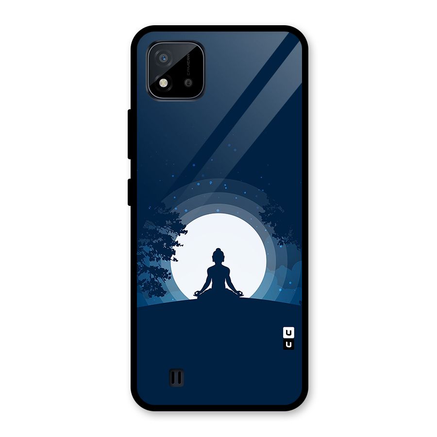 Calm Meditation Glass Back Case for Realme C11 2021