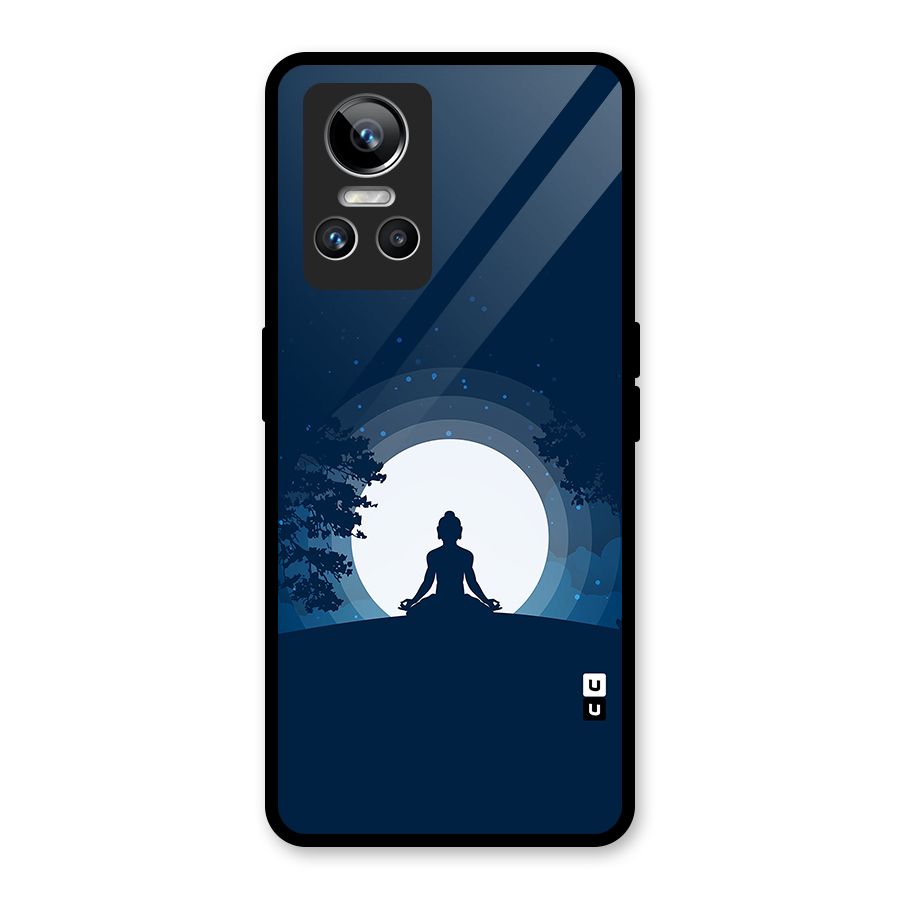 Calm Meditation Glass Back Case for Realme GT Neo 3