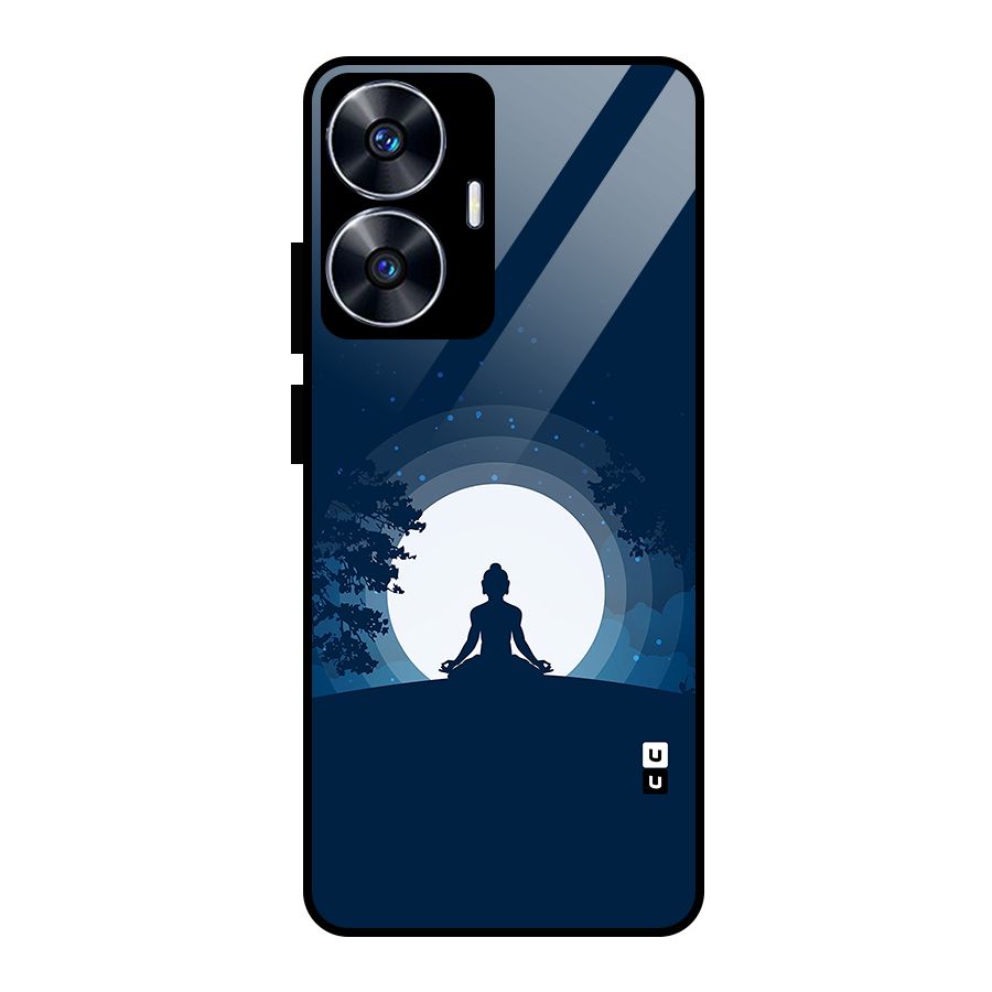 Calm Meditation Glass Back Case for Realme Narzo N55
