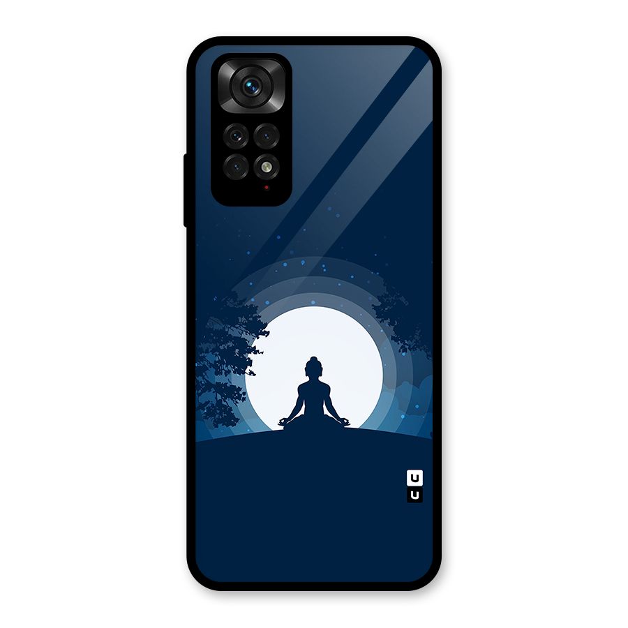 Calm Meditation Glass Back Case for Redmi Note 11S