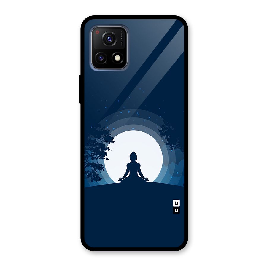 Calm Meditation Glass Back Case for Vivo Y72 5G
