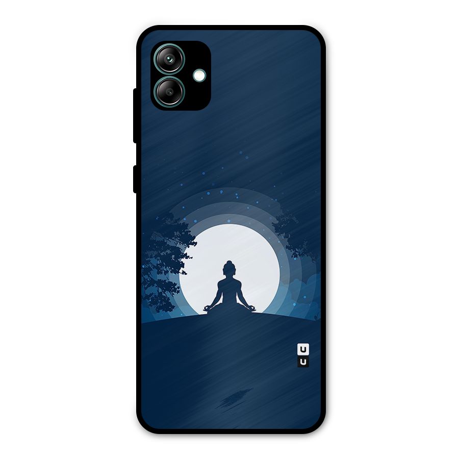 Calm Meditation Metal Back Case for Galaxy A04
