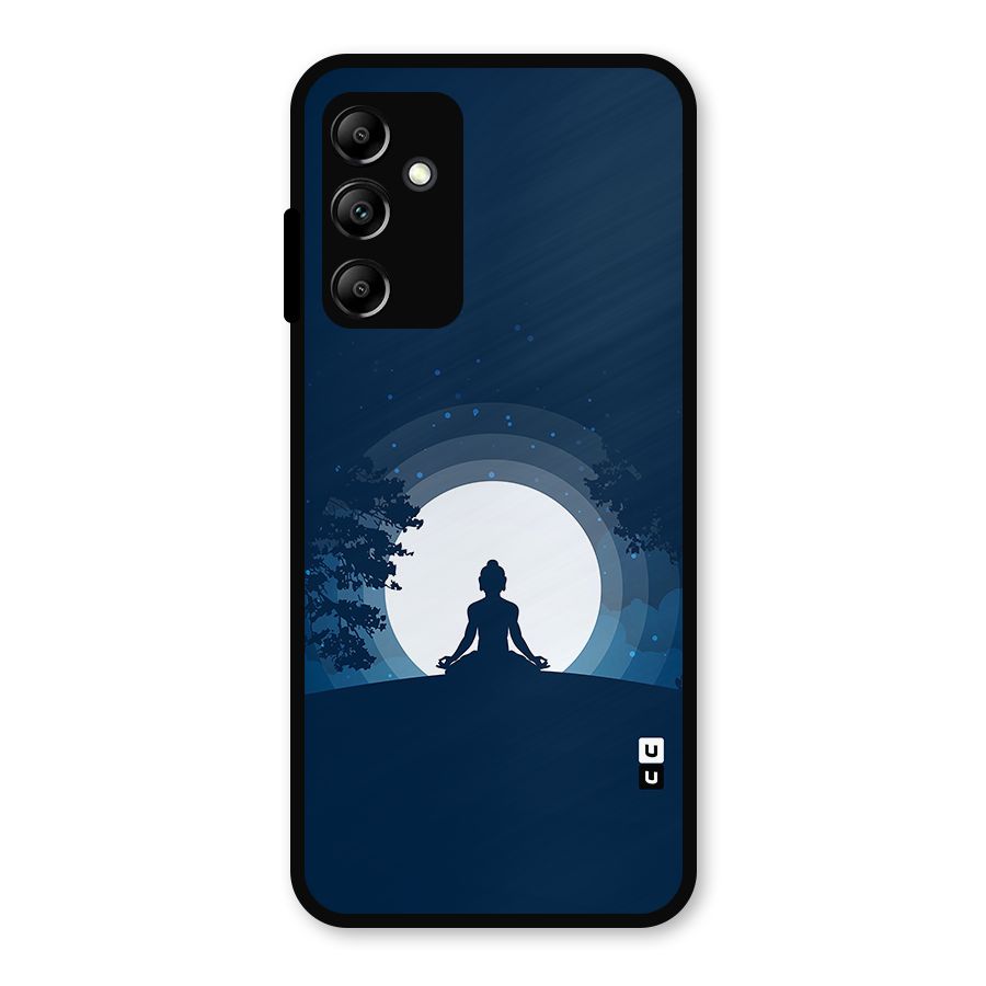 Calm Meditation Metal Back Case for Galaxy A14 5G