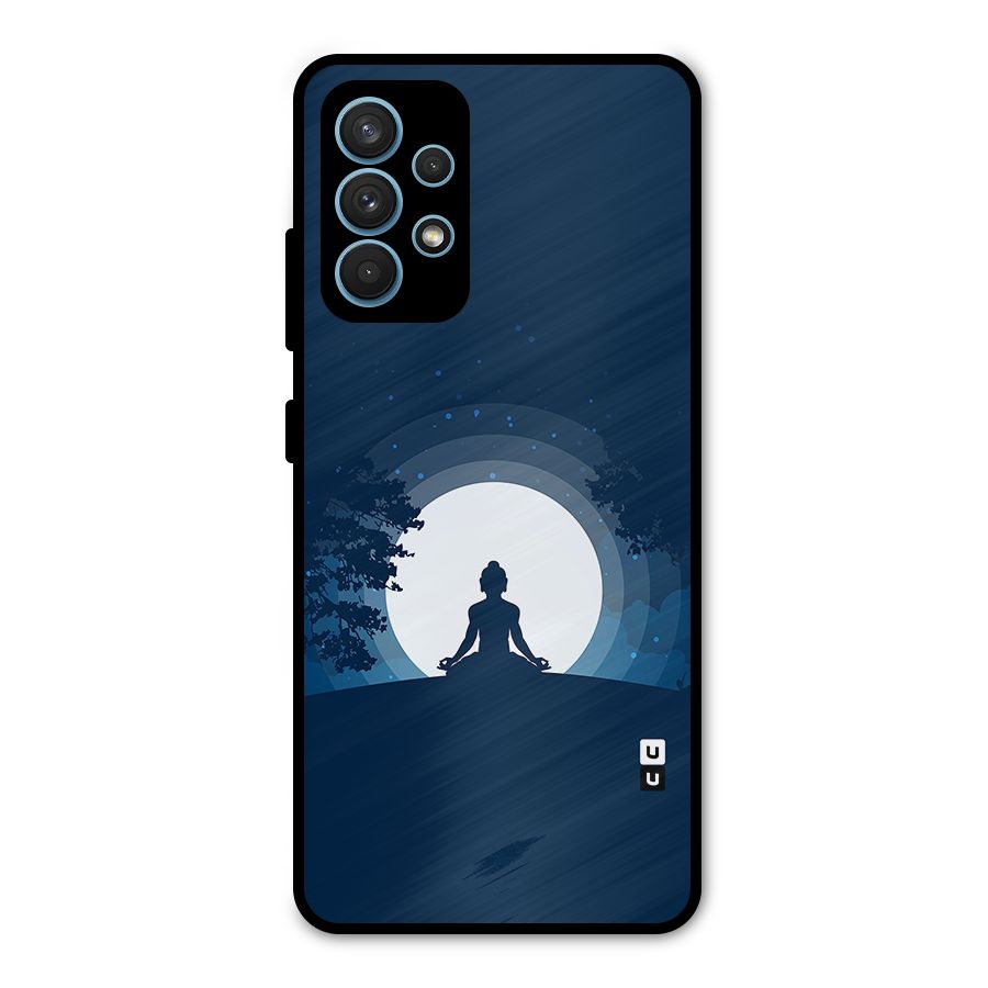 Calm Meditation Metal Back Case for Galaxy A32