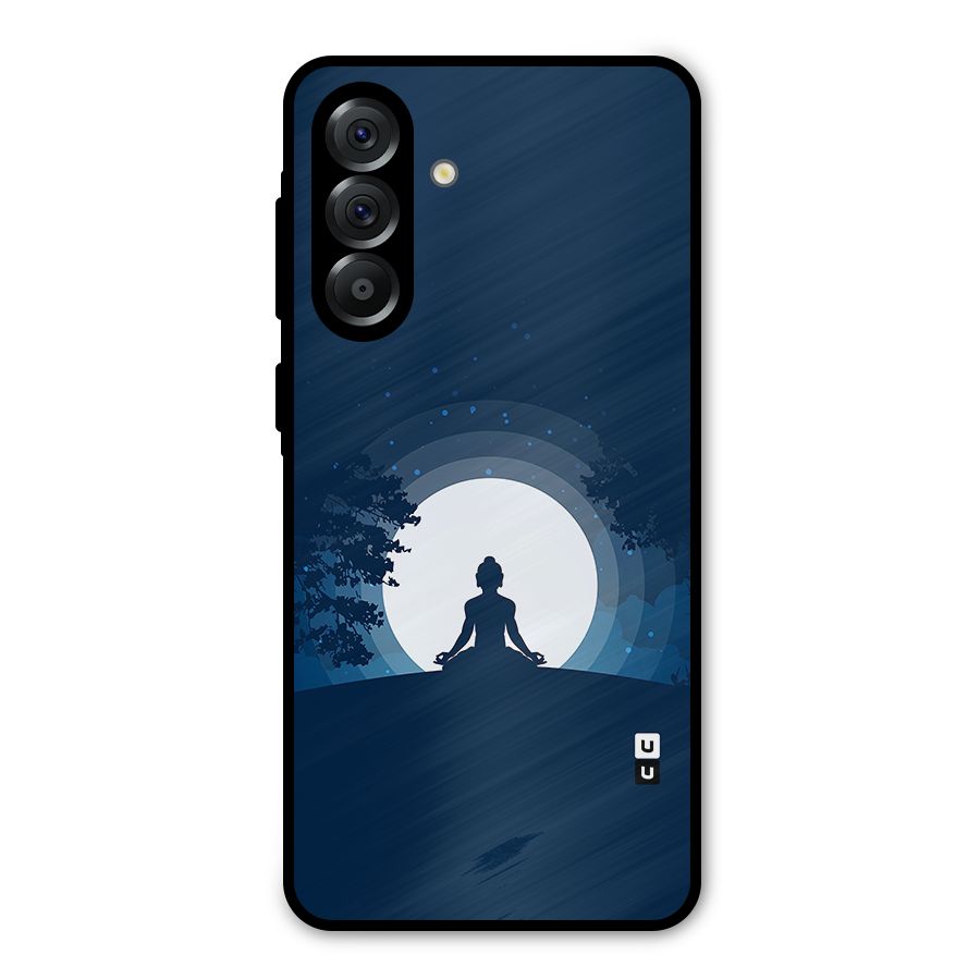 Calm Meditation Metal Back Case for Galaxy A36