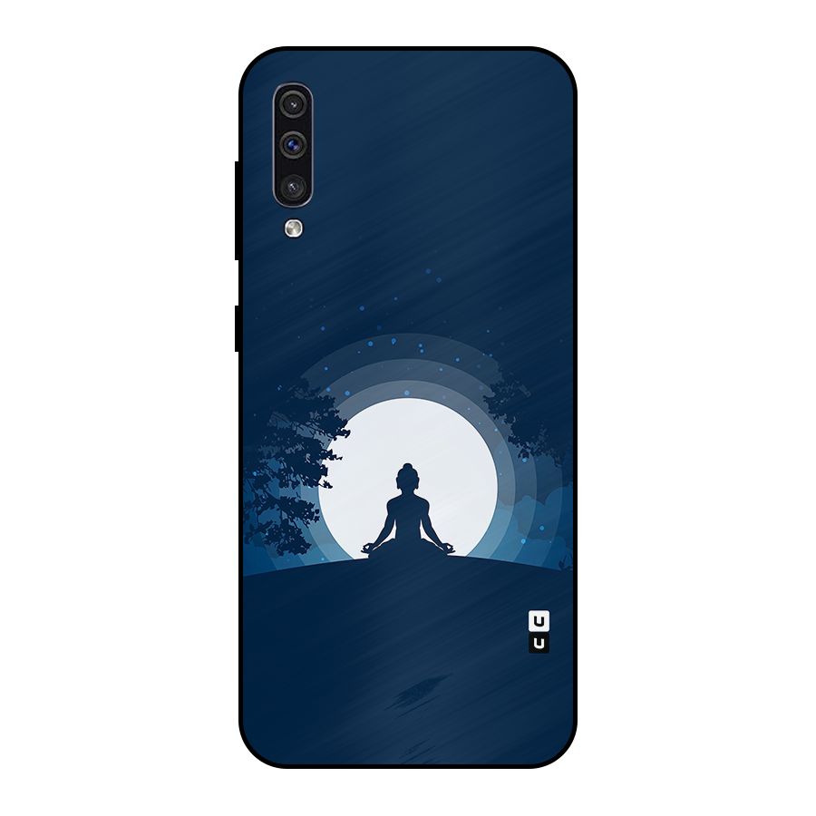 Calm Meditation Metal Back Case for Galaxy A50s