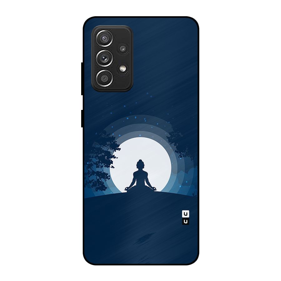Calm Meditation Metal Back Case for Galaxy A52s 5G