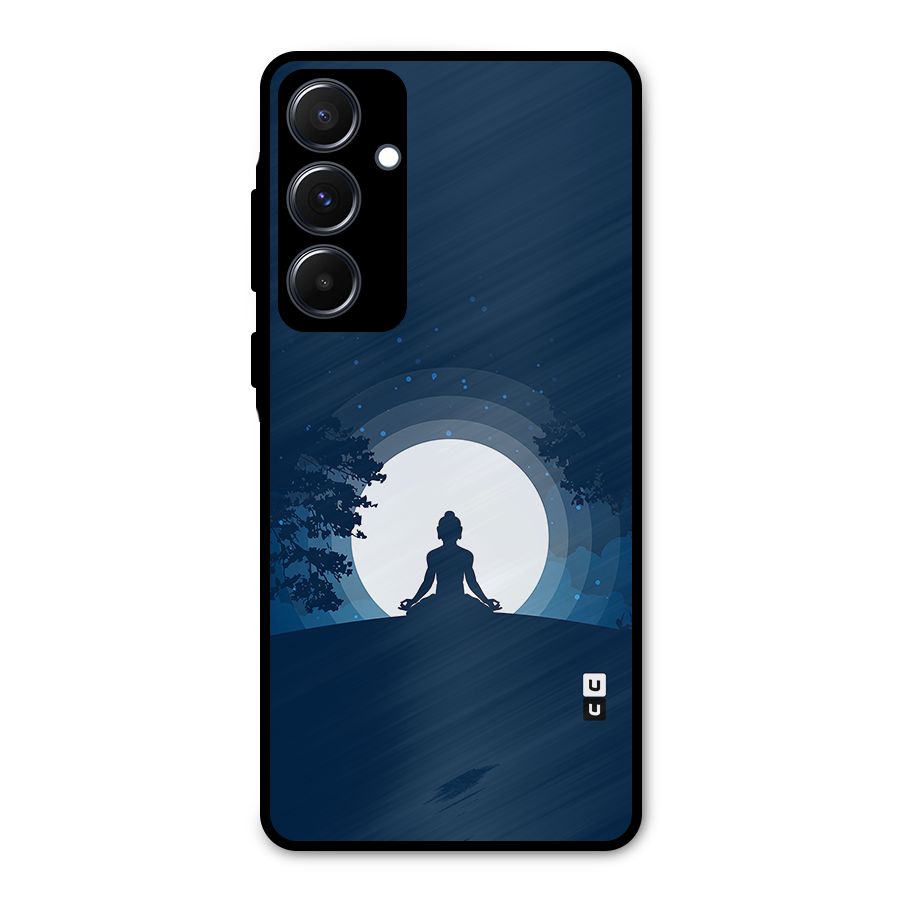 Calm Meditation Metal Back Case for Galaxy A55