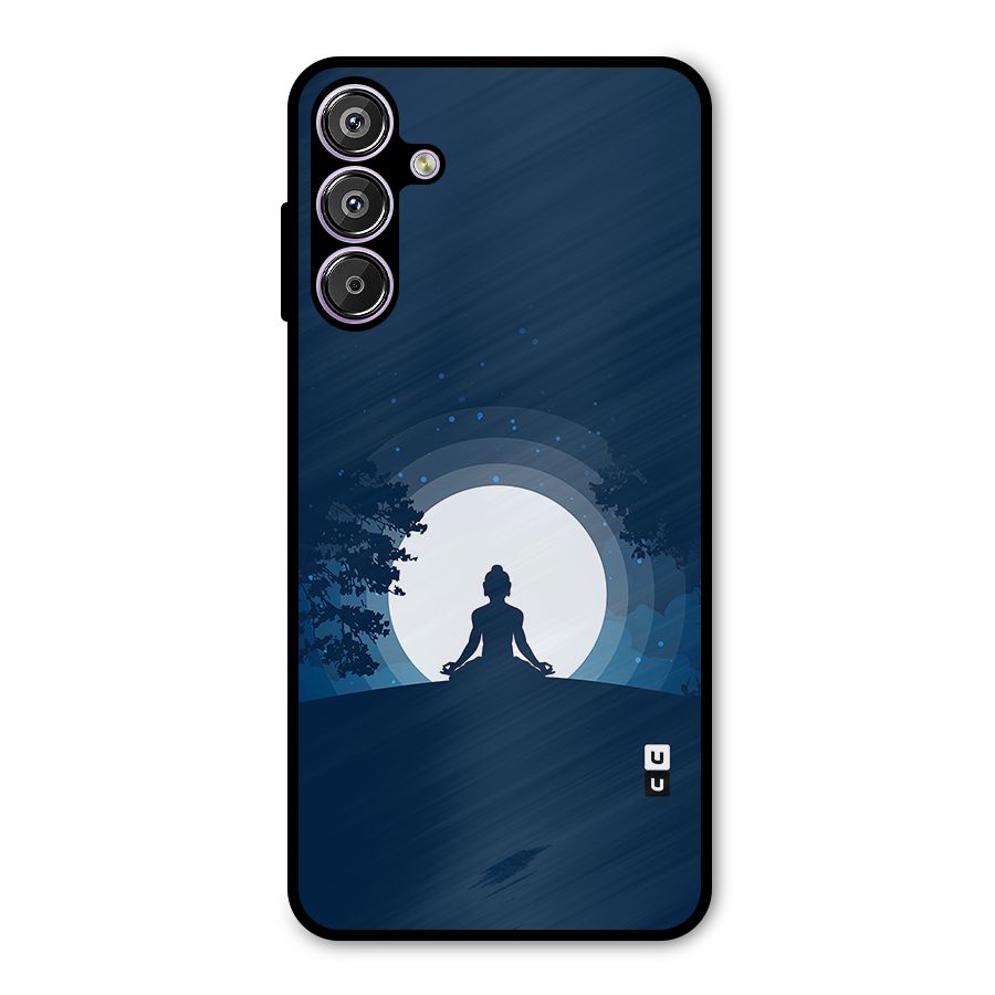 Calm Meditation Metal Back Case for Galaxy F15