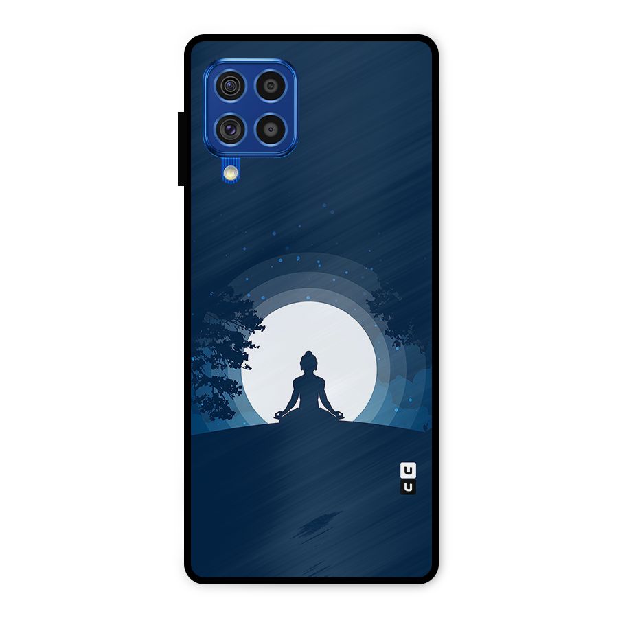 Calm Meditation Metal Back Case for Galaxy F62