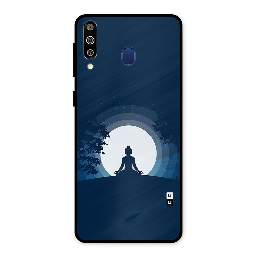 Calm Meditation Metal Back Case for Galaxy M30
