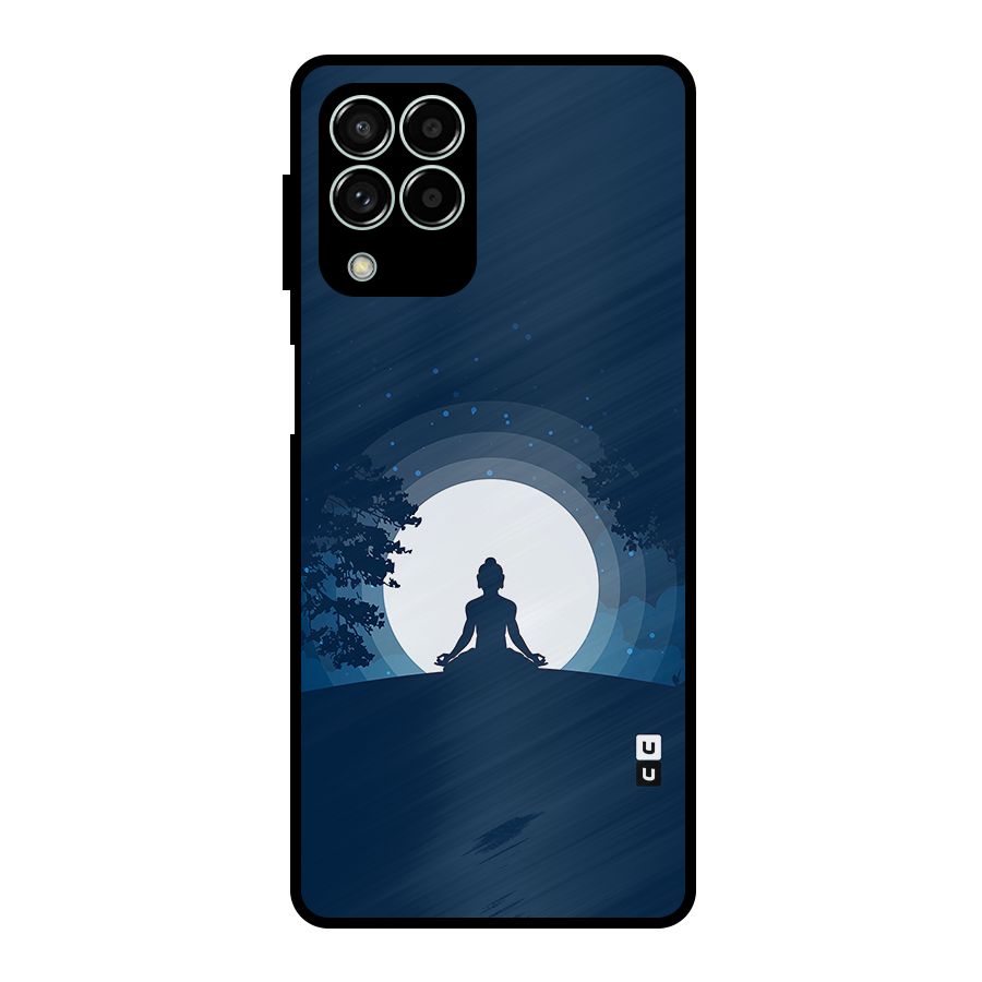 Calm Meditation Metal Back Case for Galaxy M33
