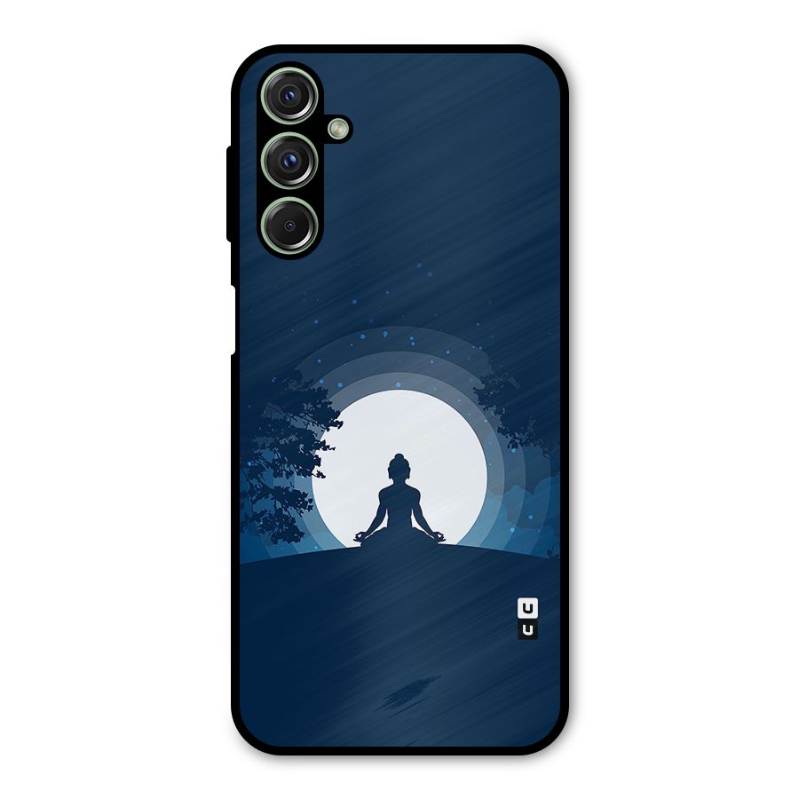 Calm Meditation Metal Back Case for Galaxy M34