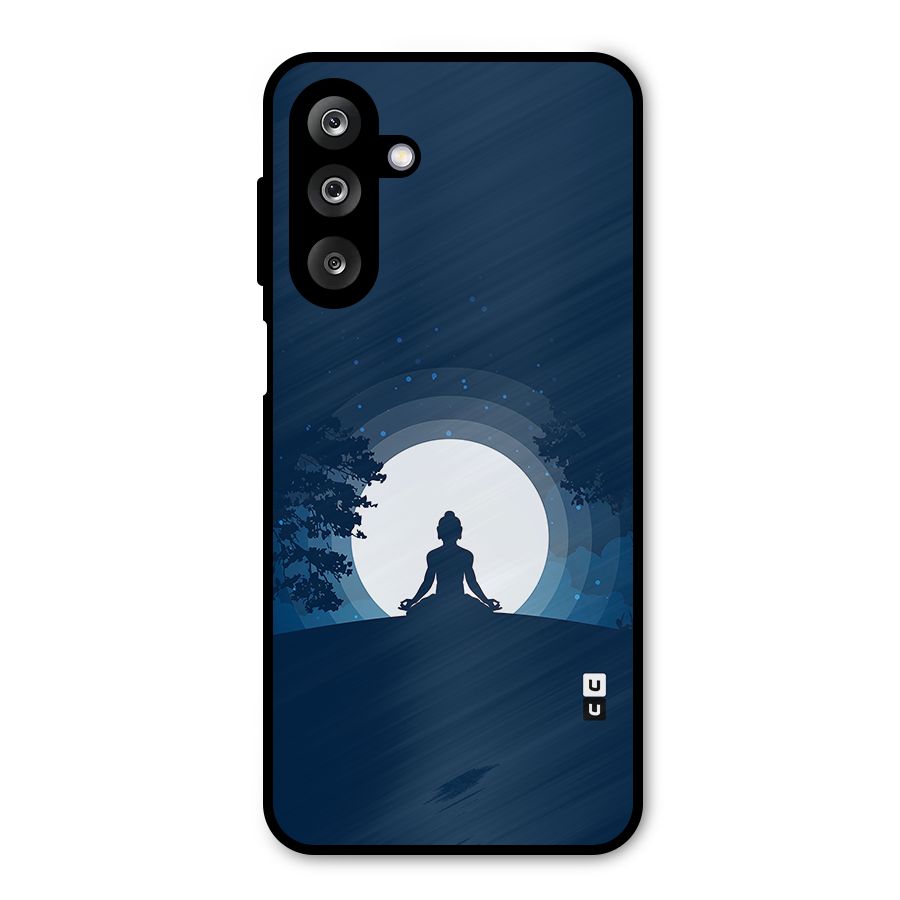 Calm Meditation Metal Back Case for Galaxy M36