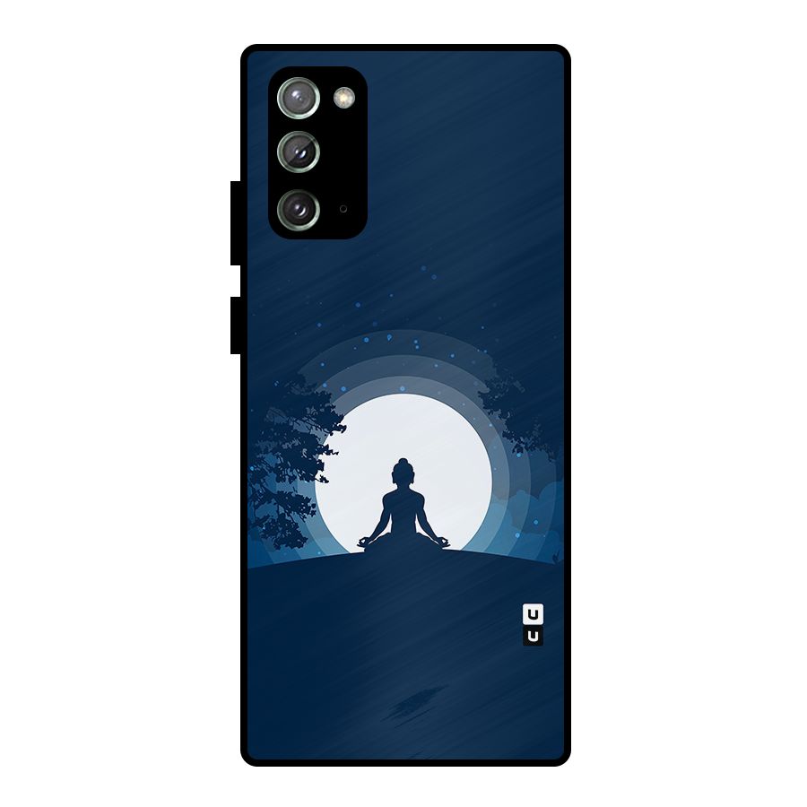 Calm Meditation Metal Back Case for Galaxy Note 20