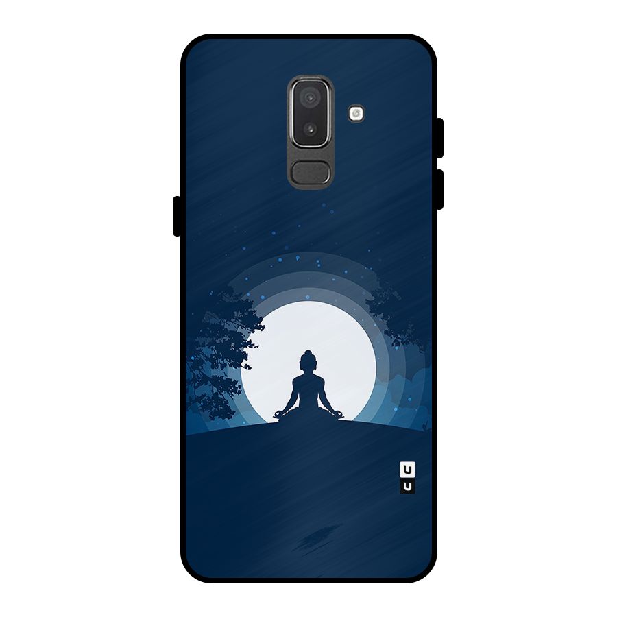 Calm Meditation Metal Back Case for Galaxy On8 (2018)
