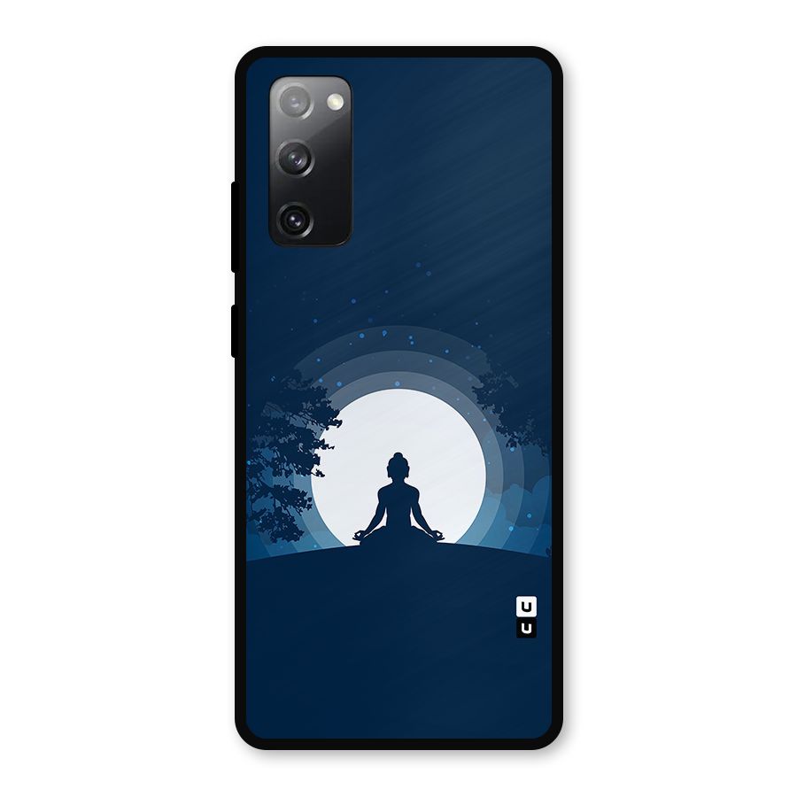 Calm Meditation Metal Back Case for Galaxy S20 FE 5G