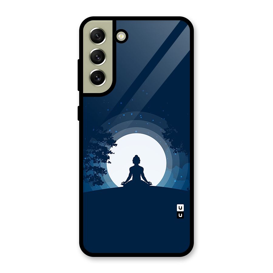 Calm Meditation Metal Back Case for Galaxy S21 FE 5G (2023)