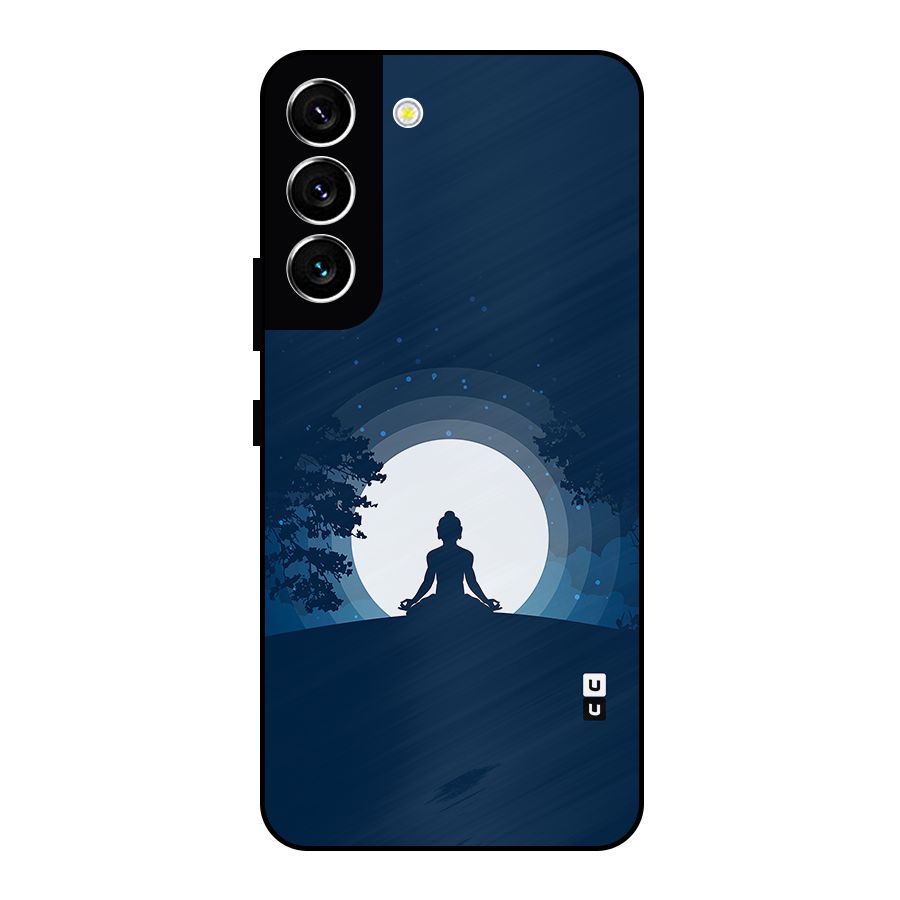 Calm Meditation Metal Back Case for Galaxy S22 5G