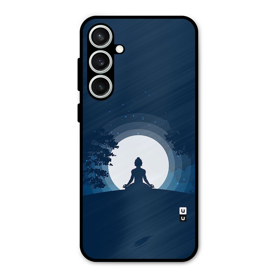 Calm Meditation Metal Back Case for Galaxy S23 FE