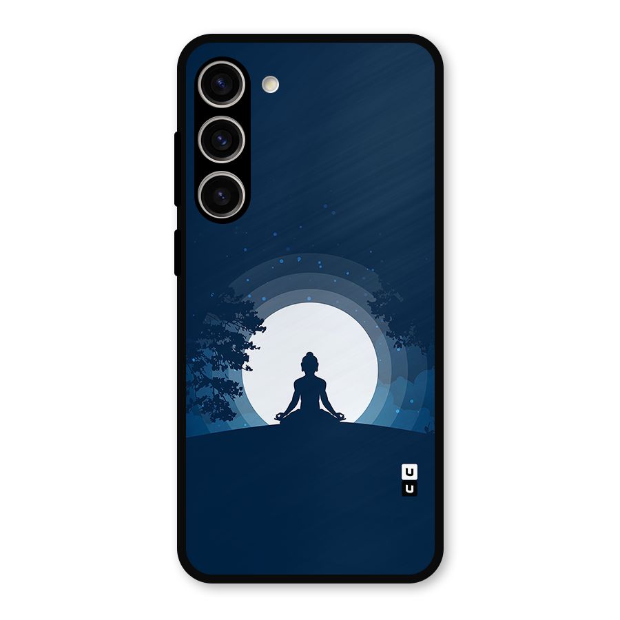 Calm Meditation Metal Back Case for Galaxy S23 Plus