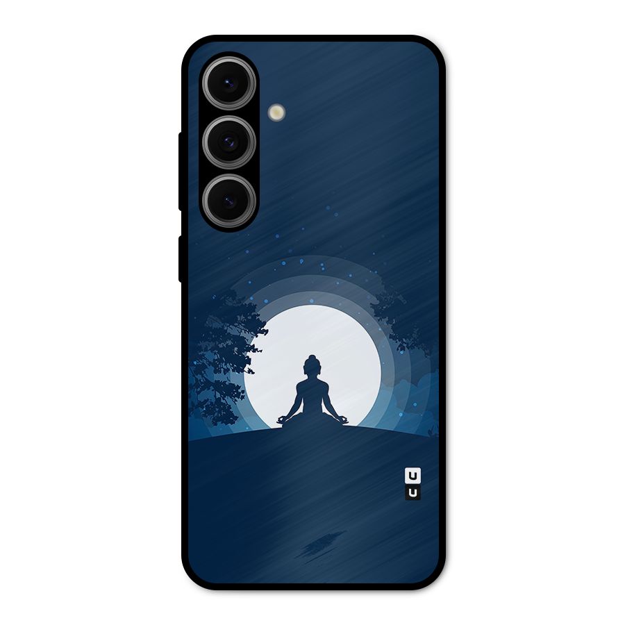 Calm Meditation Metal Back Case for Galaxy S24 FE