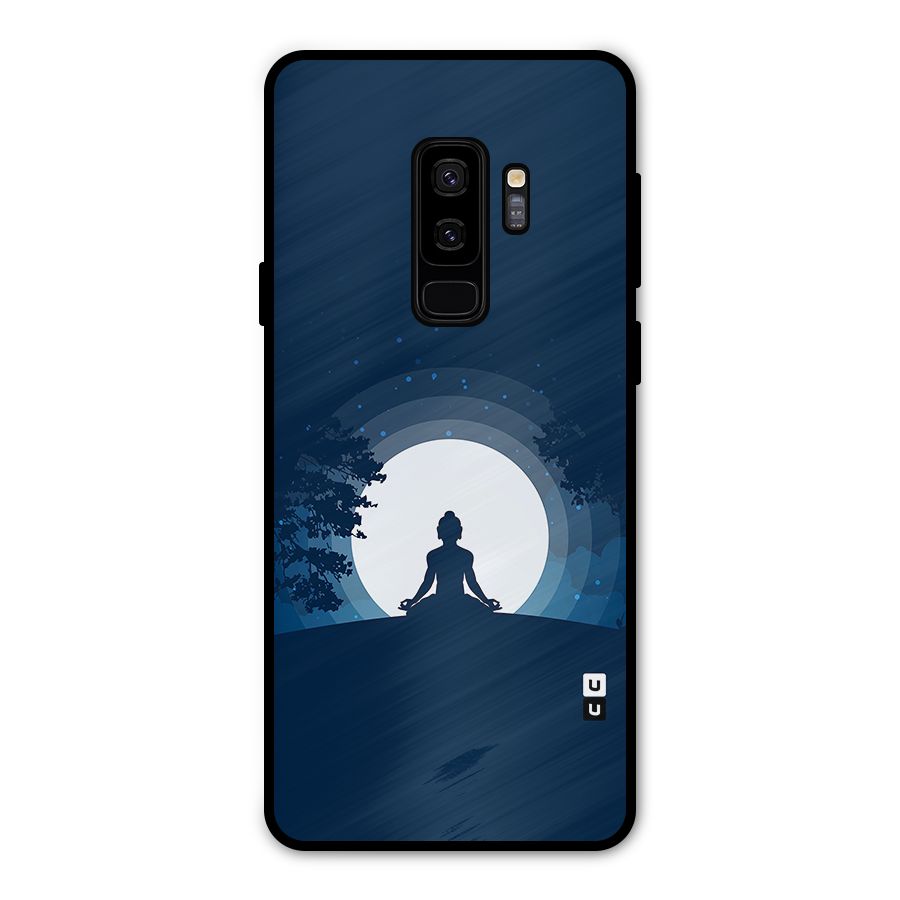 Calm Meditation Metal Back Case for Galaxy S9 Plus