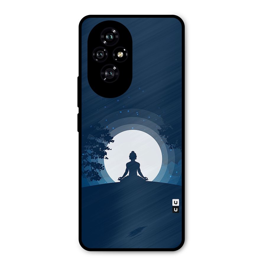 Calm Meditation Metal Back Case for Honor 200