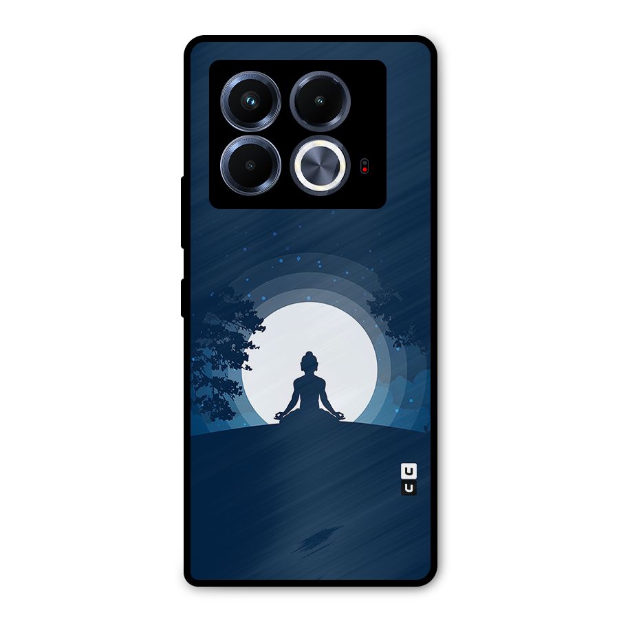 Calm Meditation Metal Back Case for Infinix Note 40 5G