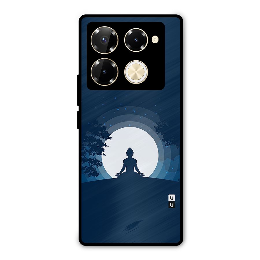 Calm Meditation Metal Back Case for Infinix Note 40 Pro