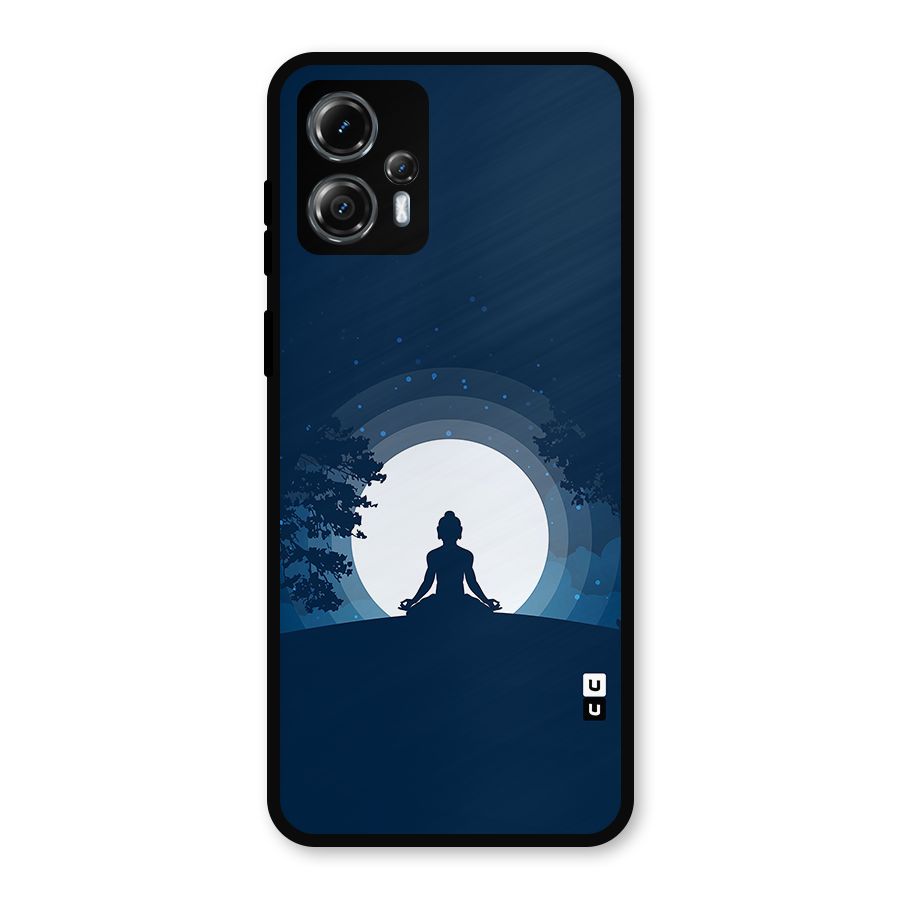 Calm Meditation Metal Back Case for Moto G13