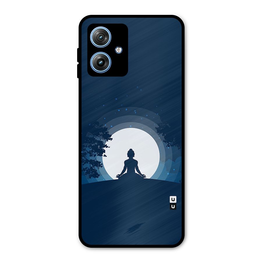 Calm Meditation Metal Back Case for Moto G54