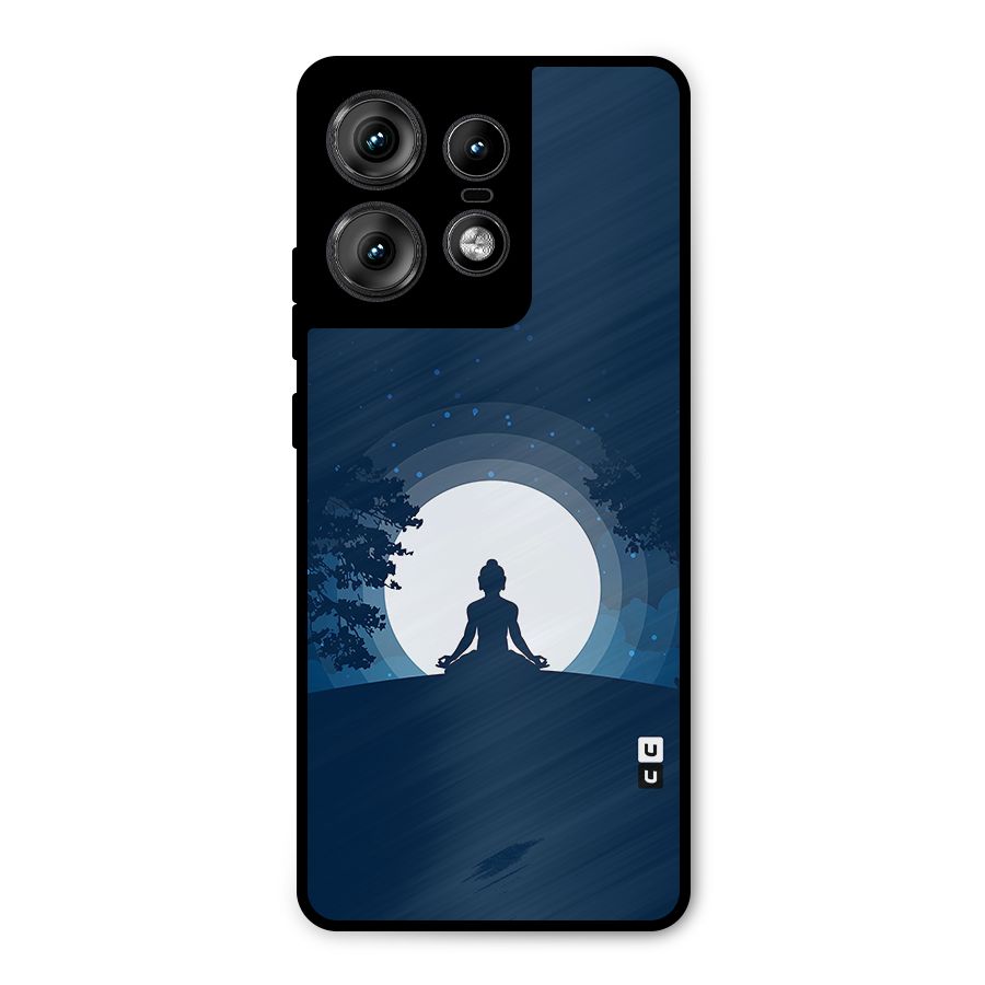 Calm Meditation Metal Back Case for Motorola Edge 50 Pro