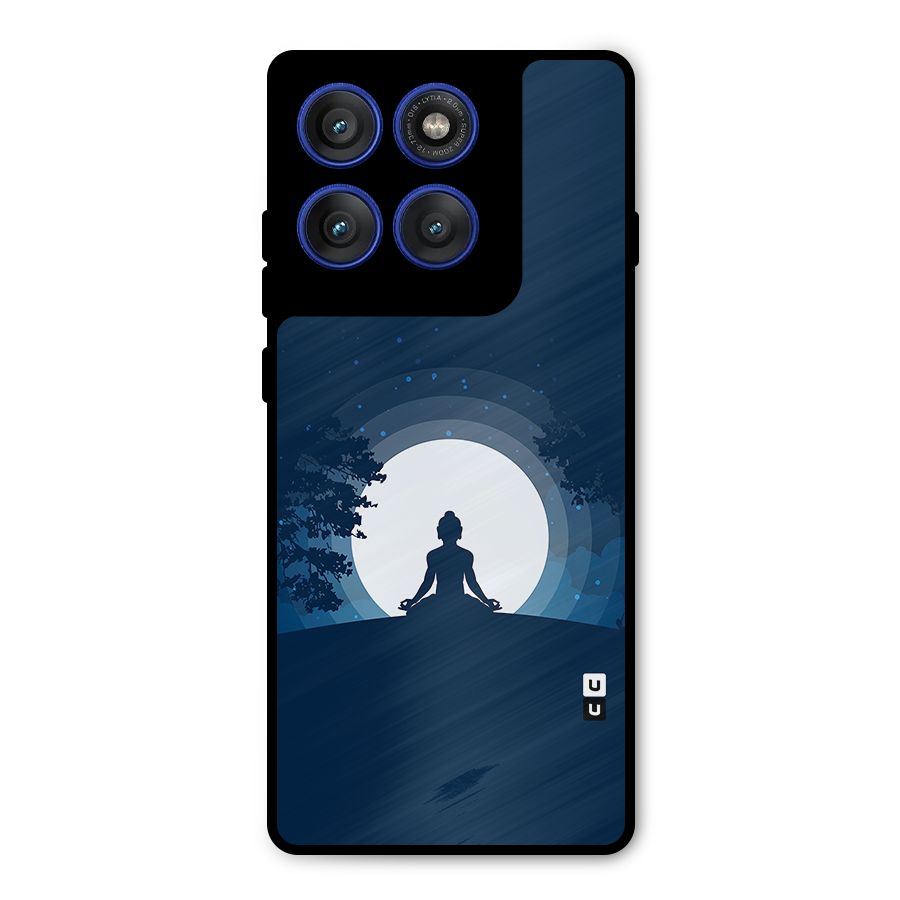 Calm Meditation Metal Back Case for Motorola Edge 60 Pro