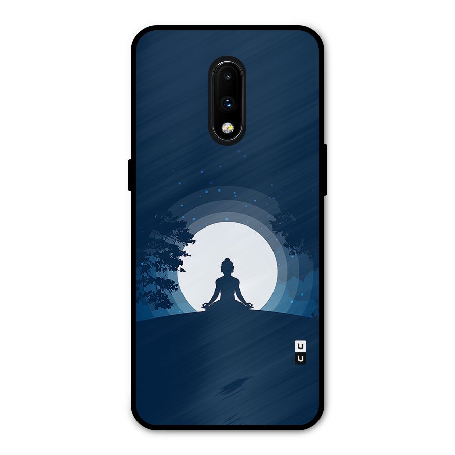 Calm Meditation Metal Back Case for OnePlus 7