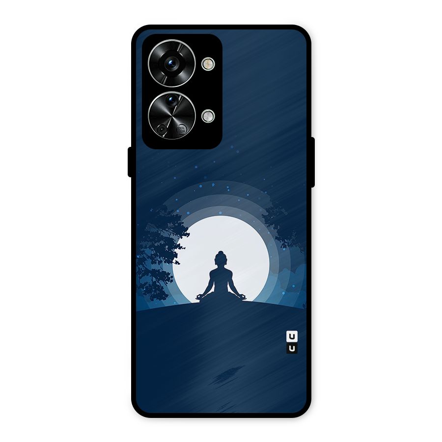 Calm Meditation Metal Back Case for OnePlus Nord 2T