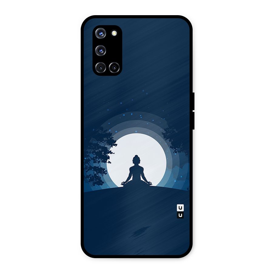 Calm Meditation Metal Back Case for Oppo A52