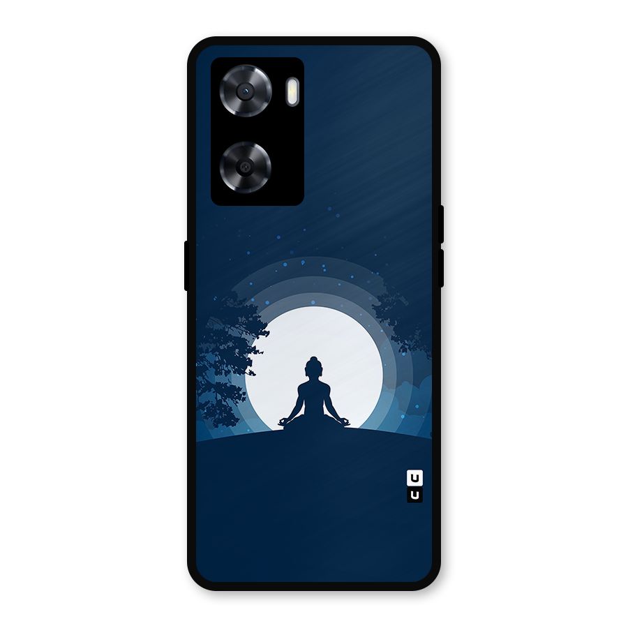 Calm Meditation Metal Back Case for Oppo A77