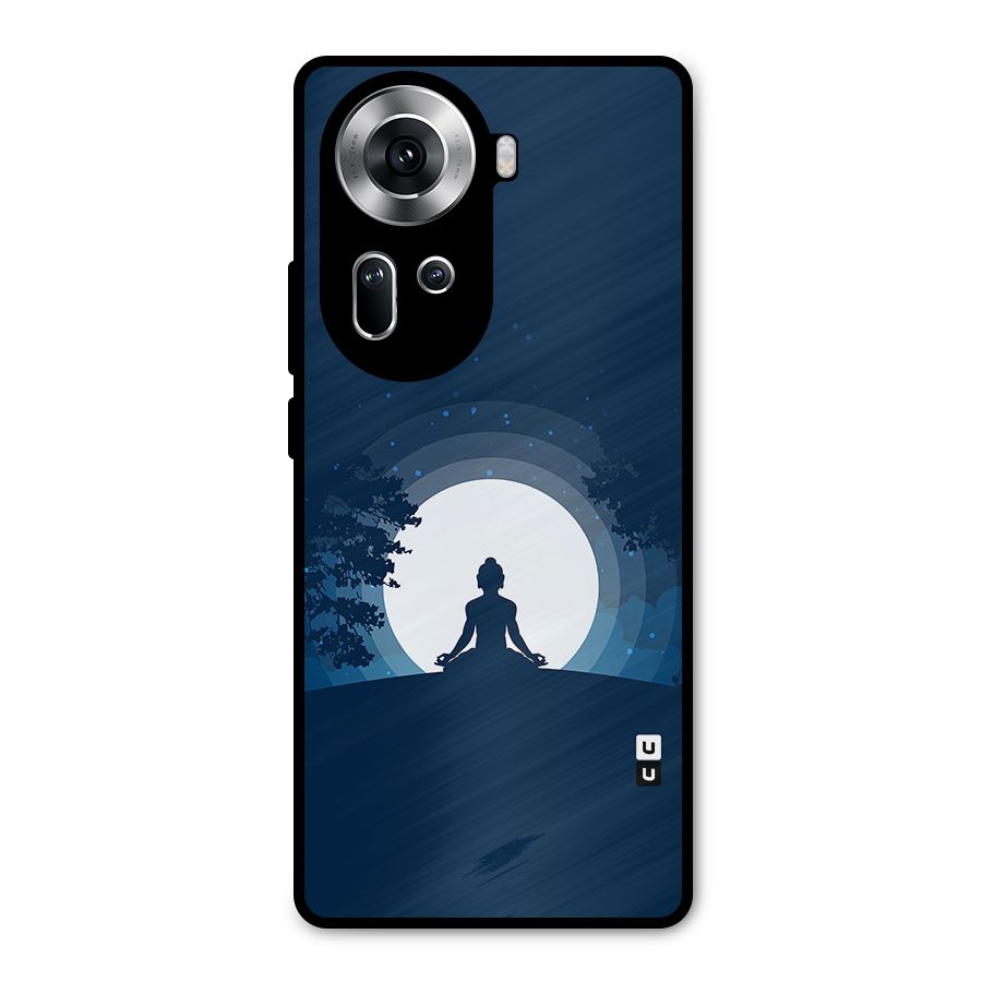 Calm Meditation Metal Back Case for Oppo Reno11 5G