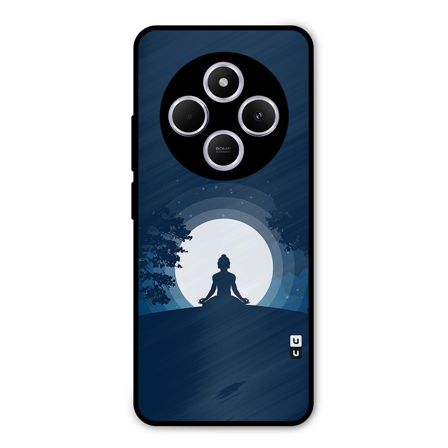 Calm Meditation Metal Back Case for Poco C75 5G
