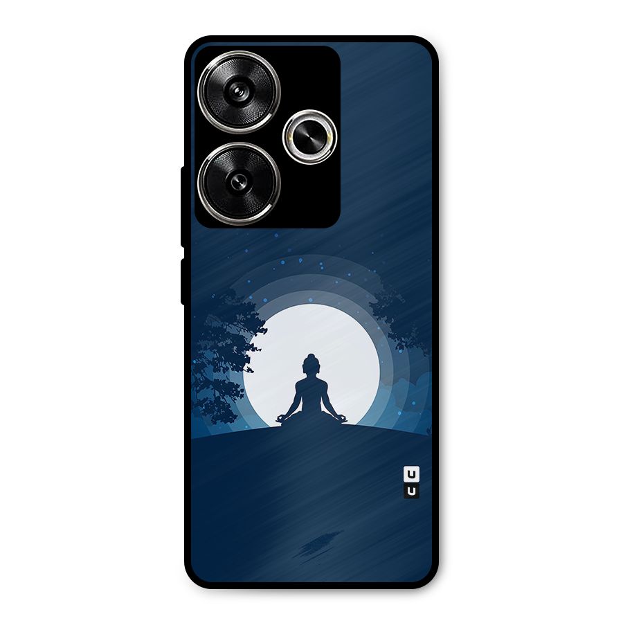 Calm Meditation Metal Back Case for Poco F6